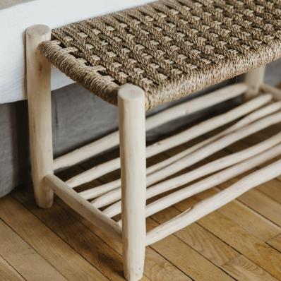 Banc Avec Rangement en Bois