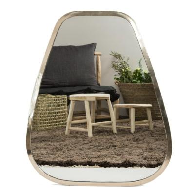 Miroir Trapze Artisanal en Maillechort - 90cm